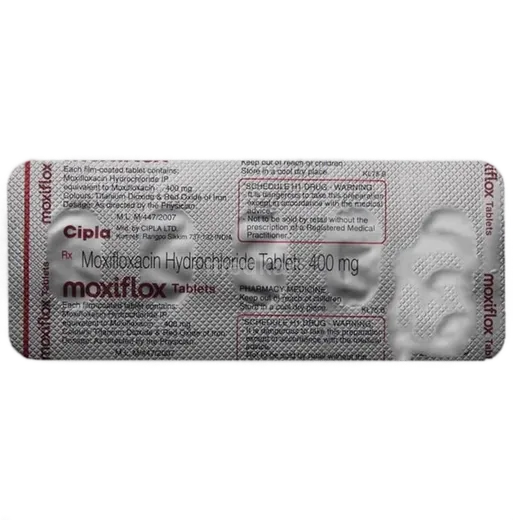 moxiflox 400mg tablet 5's